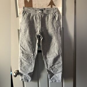 J. Crew Factory Black and White Striped Garment